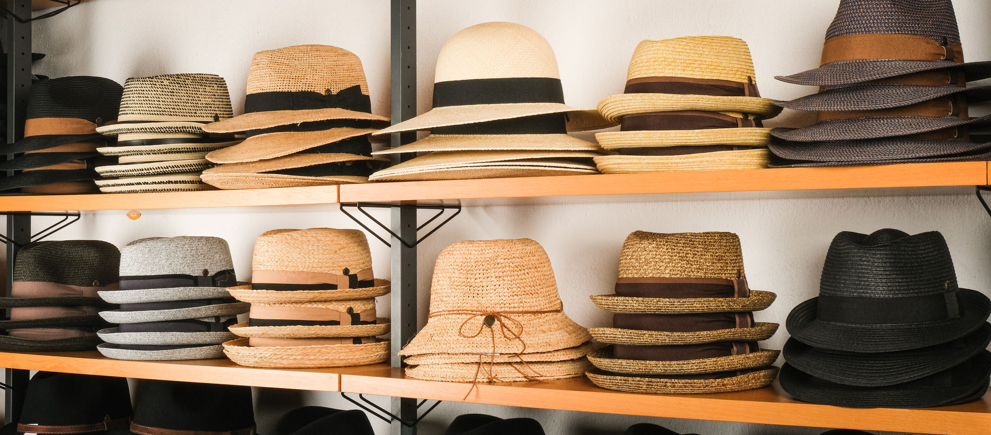 Stylish deals straw hats